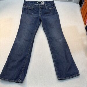 Vintage Gap Jean Women Size 10 Mid Rise Blue Medium Wash  Boot Cut Stretch‎